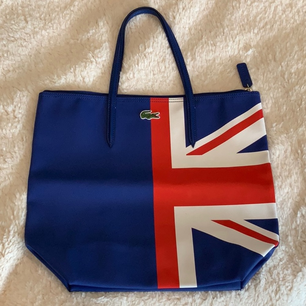 Lacoste Union Jack tote bag